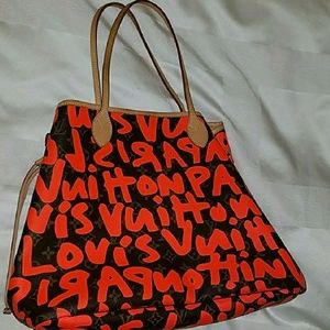 Louis Vuitton Stephen Sprouse Neverfull graffiti